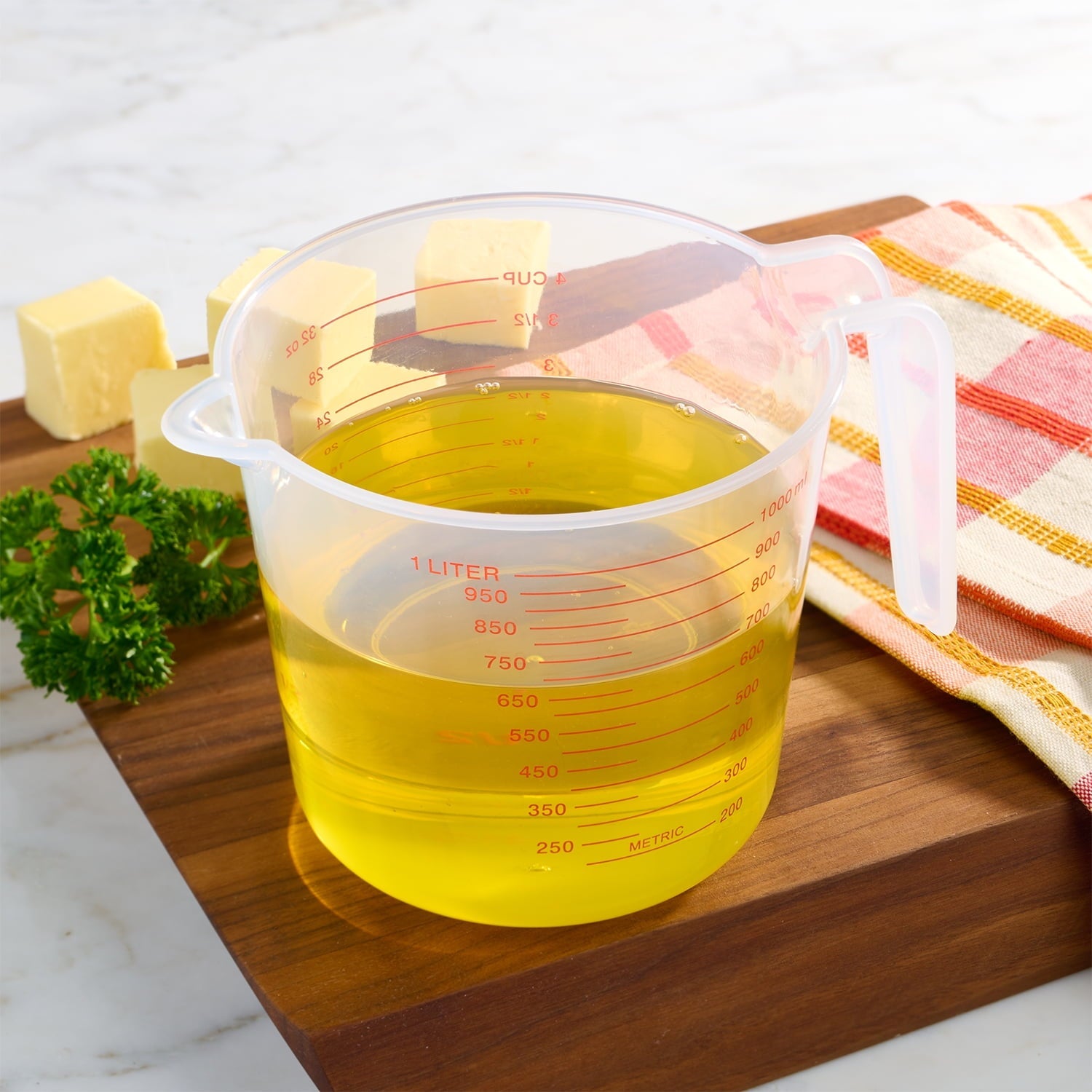 (12 pack) Mainstays 4 Cup PP Plastic Measuring Cup, 32 oz, Clear - Image 5
