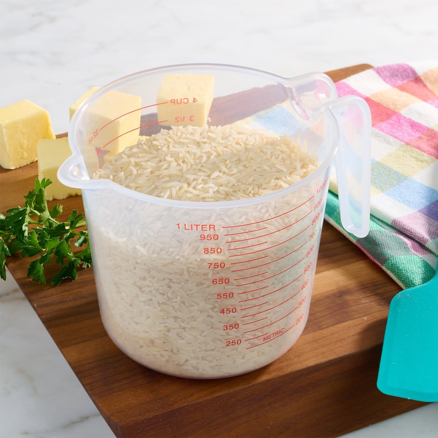(12 pack) Mainstays 4 Cup PP Plastic Measuring Cup, 32 oz, Clear - Image 4