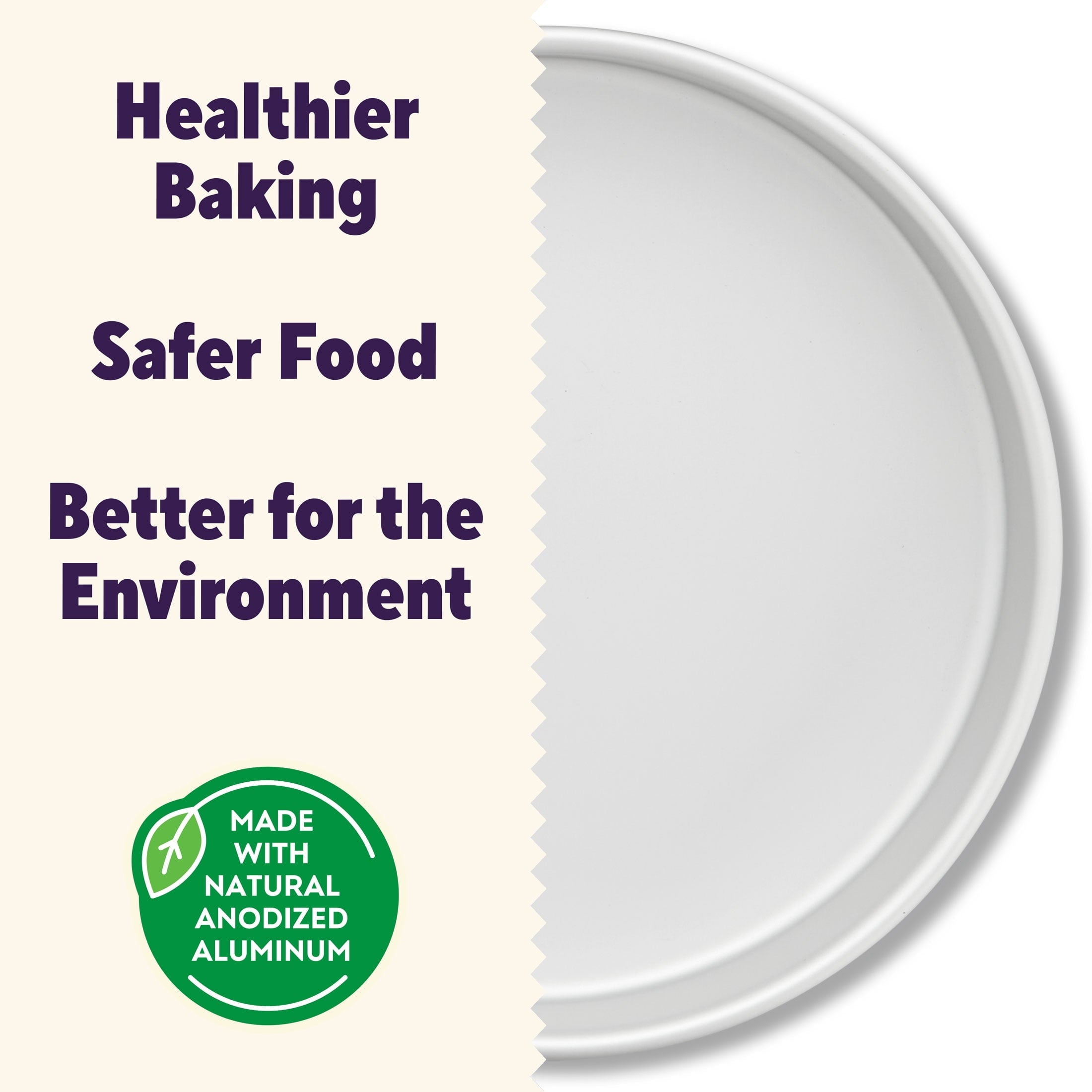 Wilton Aluminum 8" Round Cake Pan 2" Depth Layer Cake Baking Pan, Packaging May Vary - Image 4