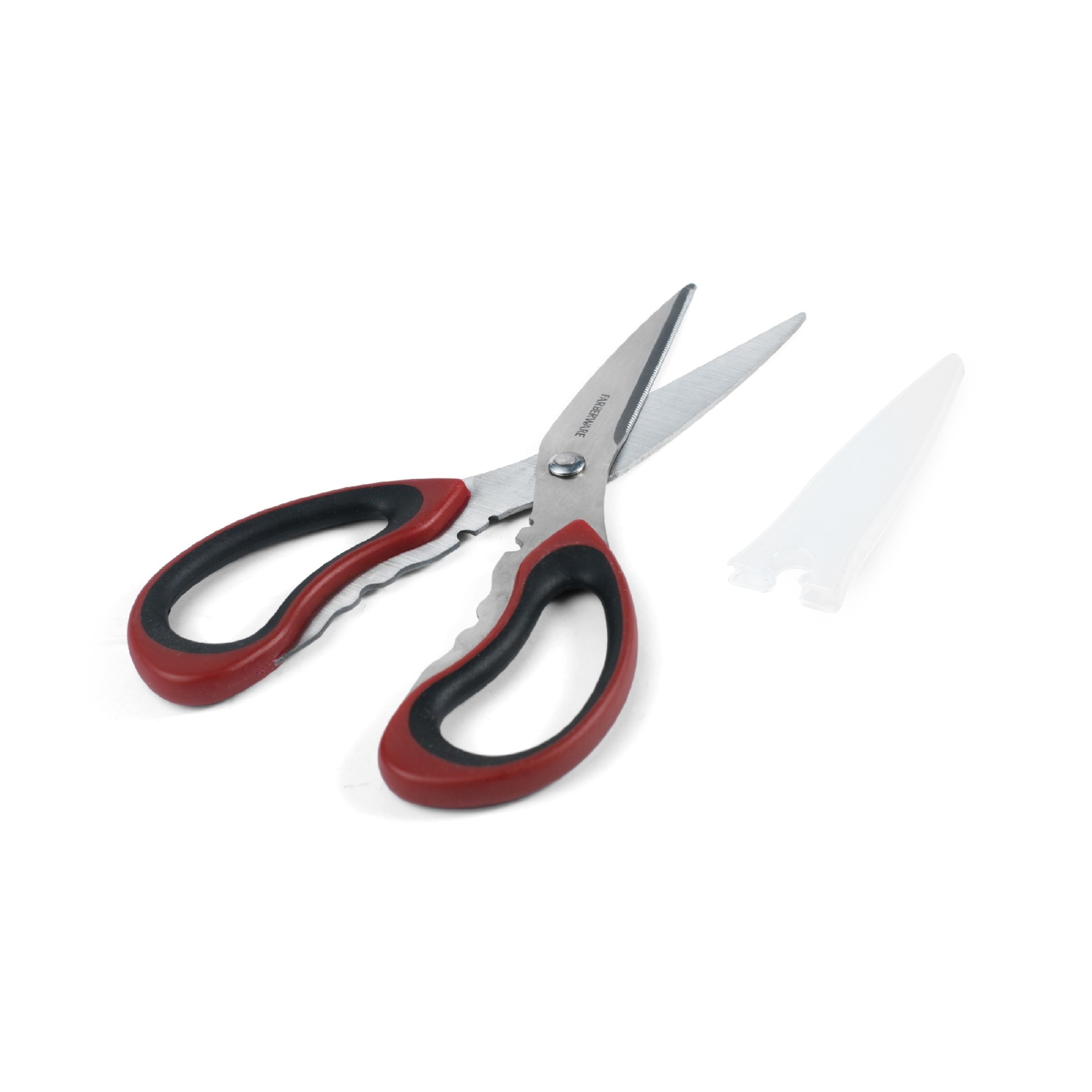 Soft Grips Stainless Steel Kitchen and Herb Shears with Red and Black Handle - Image 5