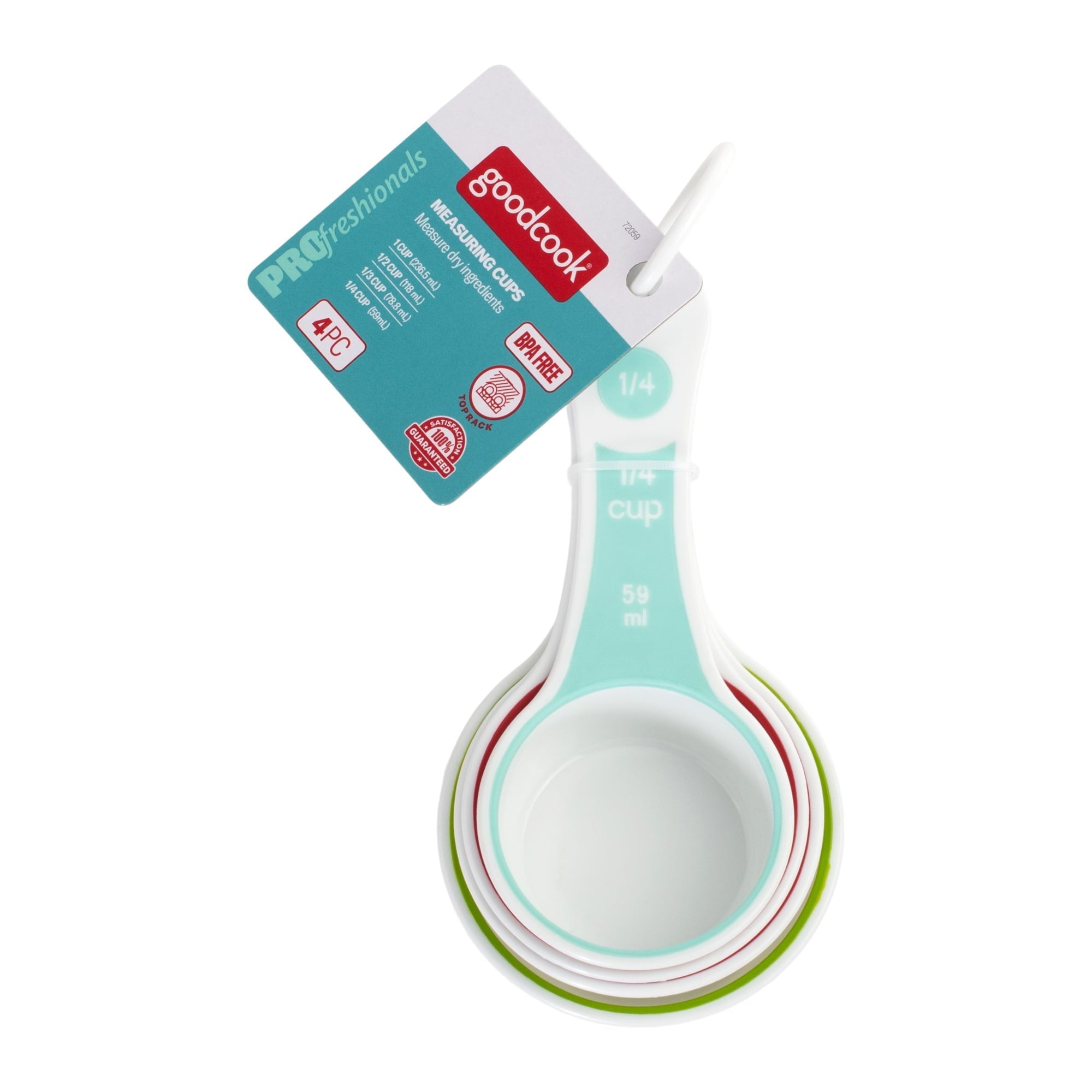 (3 pack) PROfreshionals 4-Piece Measuring Cups Set, Multicolor - Image 5